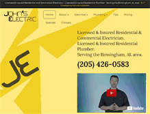 Tablet Screenshot of johnselectricservice.com
